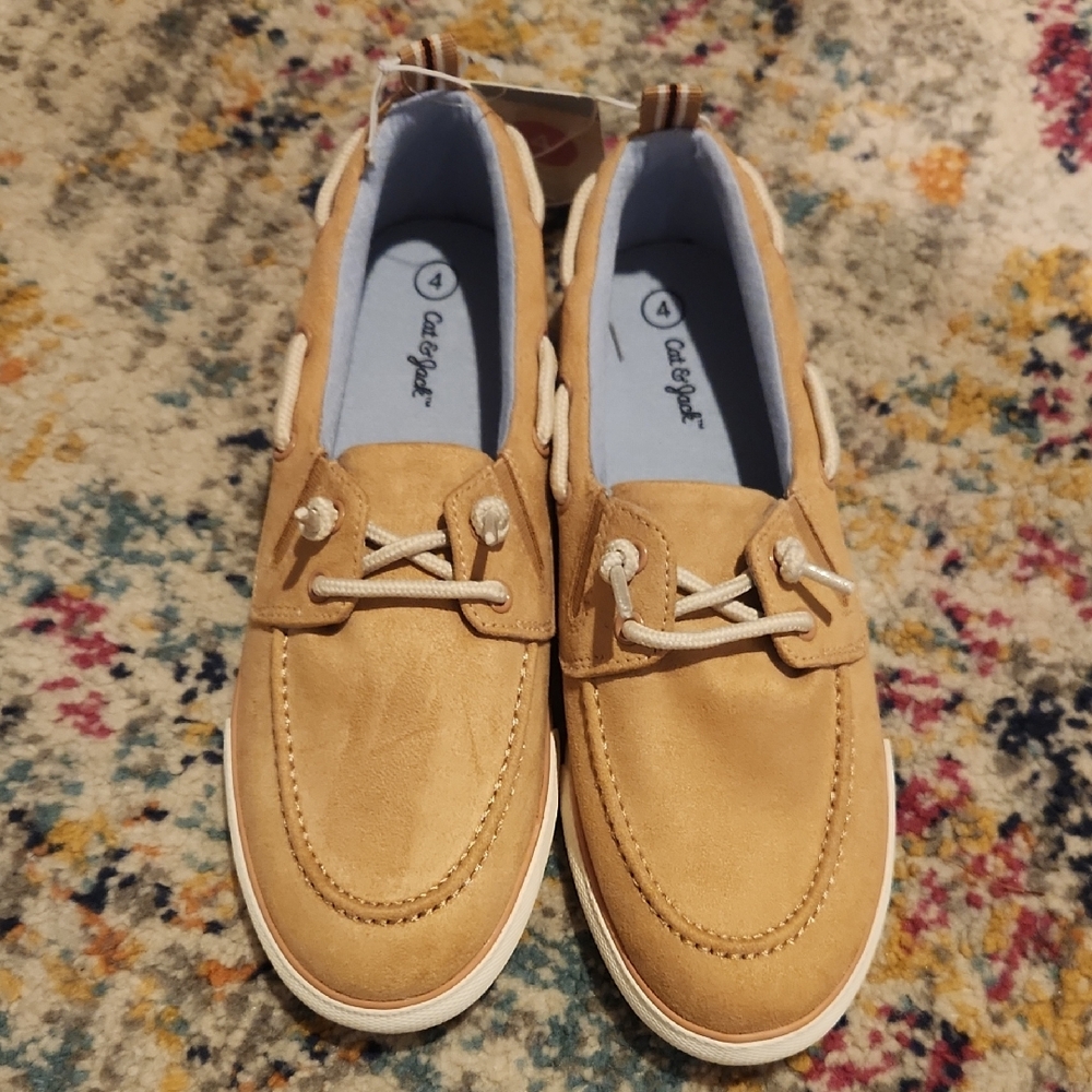 Cat & Jack Tan Boat Shoes for Kids
